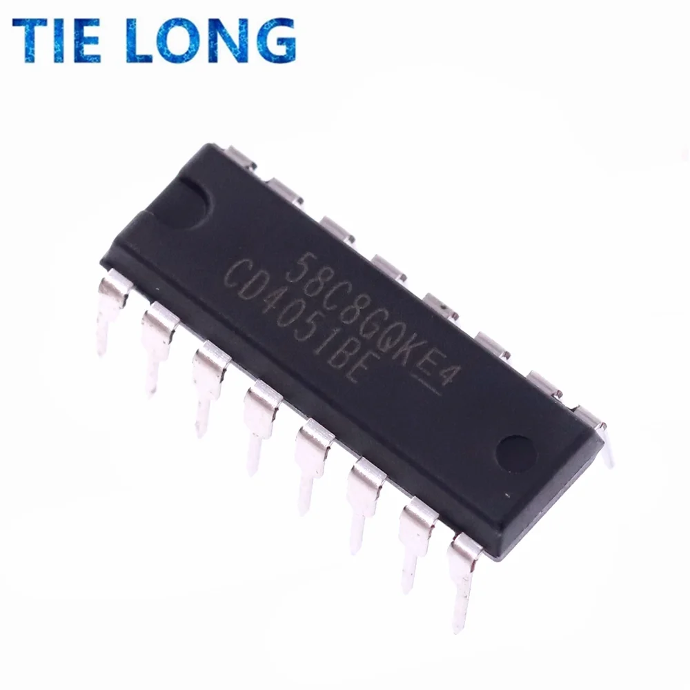 10PCS/LOT CD4051BE CD4051 4051BE 4051 analog switch directly into DIP-16 To_WK 