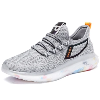 

2020 New Arrival Men Sneaker High Quality Rubber Sole Mesh Vamp Comfortable Breathable Lightweight Туфли Мужские