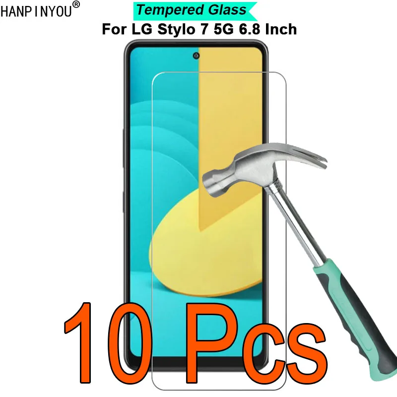 10 шт./лот стеклянное покрытие для LG Stylo 7 Stylo7 5G 6 8 &quotс уровнем твердости 9H твердость