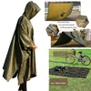 3 in 1 Raincoat Backpack Rain Cover Rain Coat Hood Hiking Cycling Rain Cover Poncho Raincoat Waterproof Outdoor Camping Tent Mat ► Photo 2/6