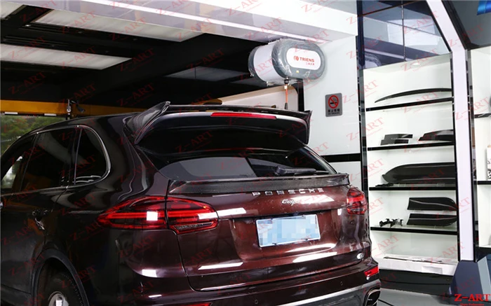 Спойлер на крышу для Porsche Cayenne 958 карбоновый спойлер + задний Cayenne|Спойлеры и