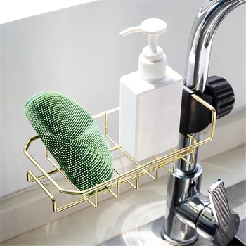 

Hot Sink Tap Hanging Holder Faucet Storage Rack Sponge Dishcloth Clip Shelf Draining Rack Kitchen Bathroom Soap Holders Shelves