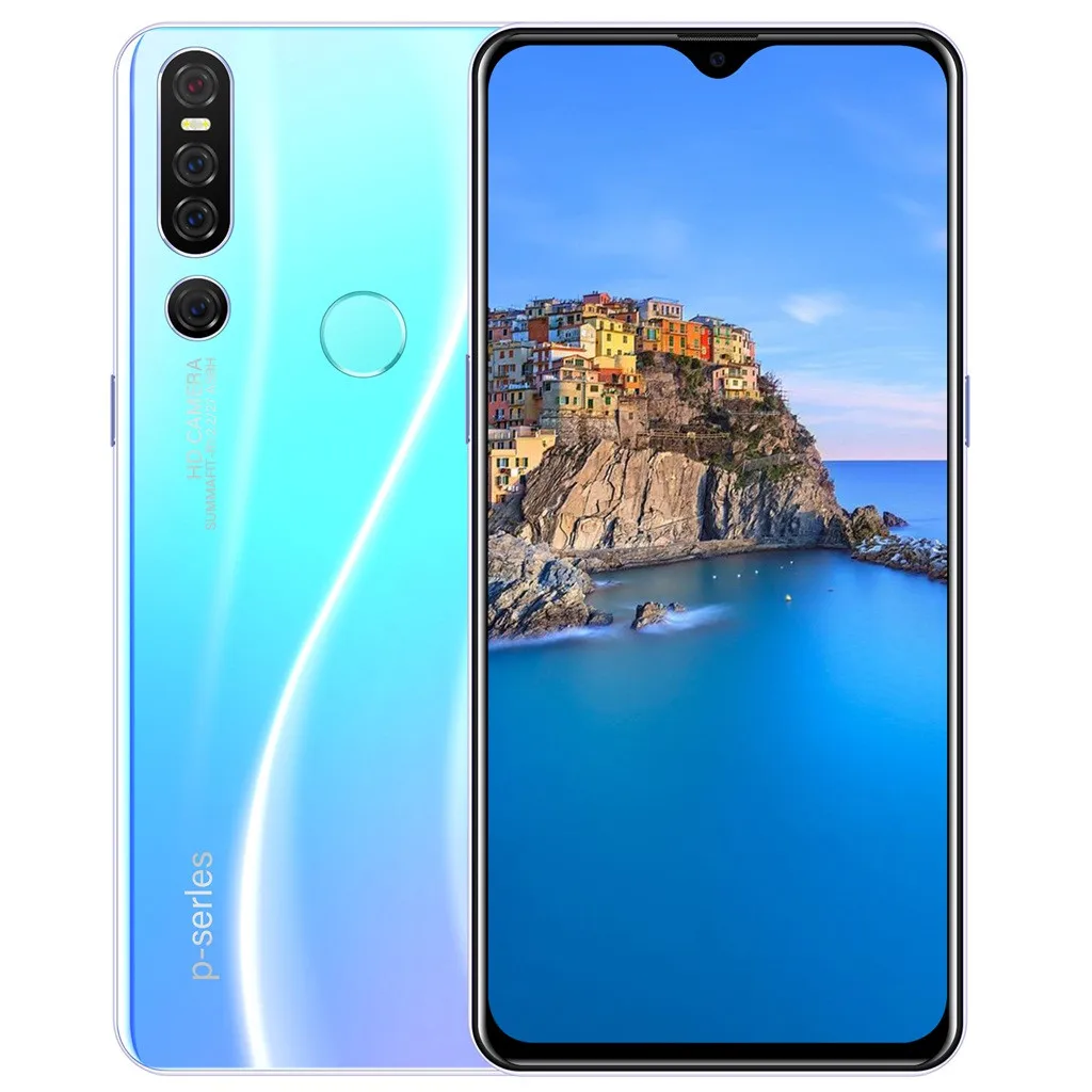 D P30 Pro четырехъядерный 6,3 дюймовый дропшиппинг экран Android 9,1 2G+ 3 2G gps 3g звонок смартфон Прямая поставка - Цвет: D