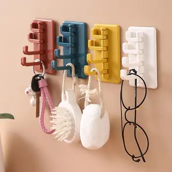 

Powerful ABS Self-adhesive Hook Creative Organ Hook Kitchen Wall Hanging Waterproof Wall Mount Bathroom Home Supply