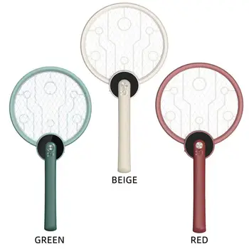 

USB Charging Mosquito Lamp LED Insect Reject Practical Electric Mosquito Swatter Mosquito Swatter Wasp Handheld Foldable