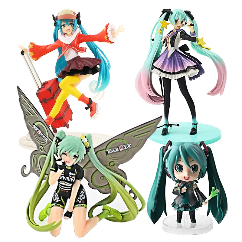 

Pink Vocaloid Hatsune Miku Sakura Figma 014 Figma 394 Sakura Hatsune Miku PVC Action Figure Collectible Model Kids Toys Doll