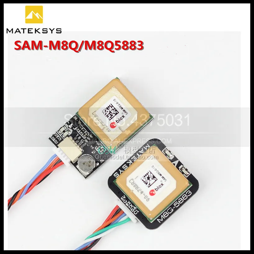 

Matek Systems M8Q-5883 SAM-M8Q GPS & QMC5883L Compasses Module for RC Drone FPV Racing Models Part Accessories