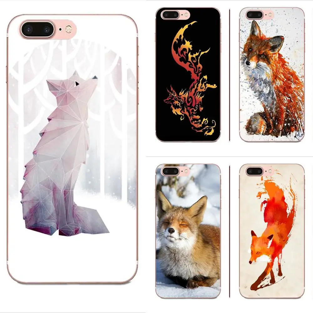 Милый мягкий термополиуретановый чехол Snow Fox для Xiaomi Redmi Note 2 3 3S 4 4A 4X 5 5A 6 6A Pro Plus |