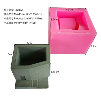 

Bk2065 Cement Concrete Miniature Building Decoration Industrial Wind Ins Creative Furniture Decoration Crafts Silicone Mold