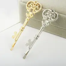 Retro Key Shaped Leaf Hairpin Hair Clip Stick Barrette Hair Accessories Headwear Retro Key Shaped Leaf Hairpin Hair Clip Stick Barrette Hair Accessories Headwear