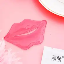 1/5 шт женский вишневый питающий, Увлажняющий маска для губ Кристальный коллаген длительный антивозрастной против морщин мембрана для губ