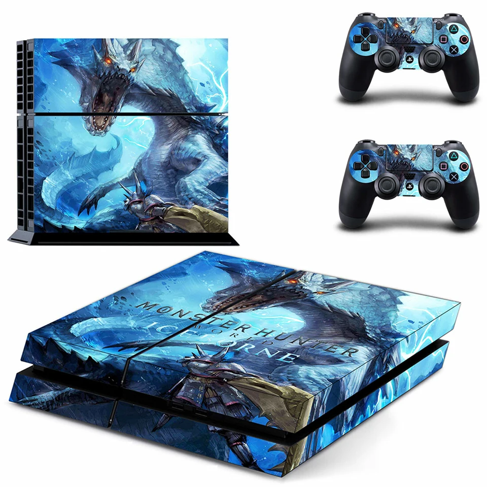 GYTM2722 PS4 виниловая кожа для sony Playstation 4 контроллер консоли наклейка и 2 контроллера наклейка на джойстик - Цвет: GYTM2722
