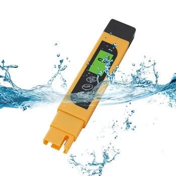 

Water Quality Purity Test Tool 3 In 1 PH Meter TDS EC Water Testing Monitor Water Purity Filter Test Pen Aquarium Pool Water