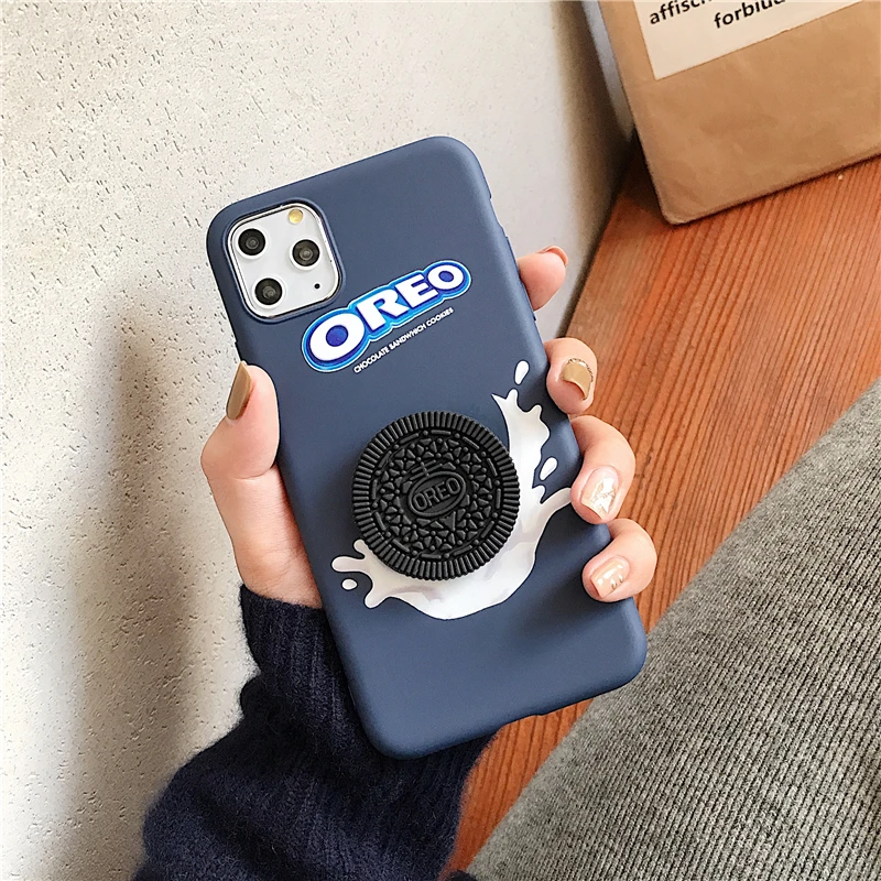 3D чехол Oreo для шоколада печенья мягкого ТПУ чехлы Samsung Galaxy A30 A20 A10 M10 M20 A7 2018 A750 J2 J7