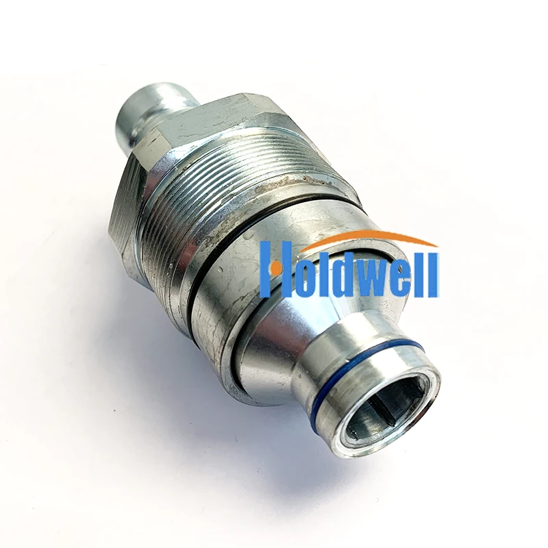 

Holdwell Male Hydraulic Flat Face Quick Coupler 7246799 for Bobcat A220 A300 A770 E32i E34 E35 T180 T190 T200+