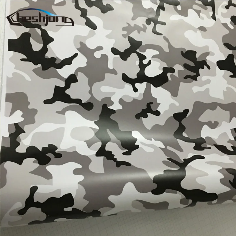 Matte-Black-White-Snow-Camouflage-Vinyl-Car-Film-01