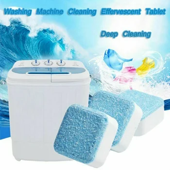 

12pcs Effervescent Tablets Washing Machine Cleaning Washer Deep Descale