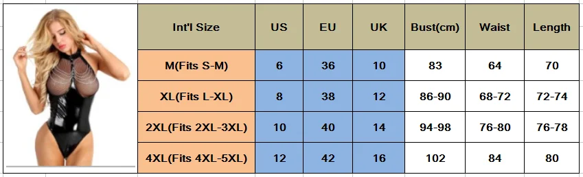 S-4XL, сексуальное женское нижнее белье из искусственной кожи, открытая промежность, на молнии, высокая водолазка, клубный комбинезон, моторный комбинезон, ПВХ, косплей на Хэллоуин