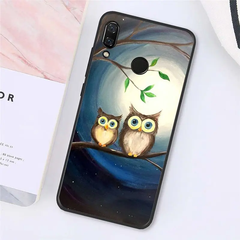 Cartoon cute animal owl