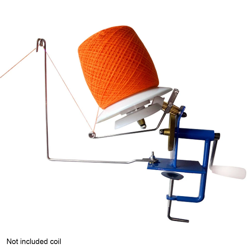 

Crochet Low Noise Household Rotating Hand Cranked Accessories Table String Ball Mini Manual Knitting Tool Yarn Winding Machine