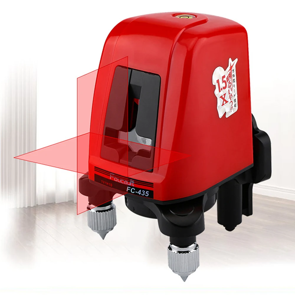 

Laser Level 2 Red Cross Line 1 Point 360 Rotary Self- Leveling Level Laser Diagnostic Tools