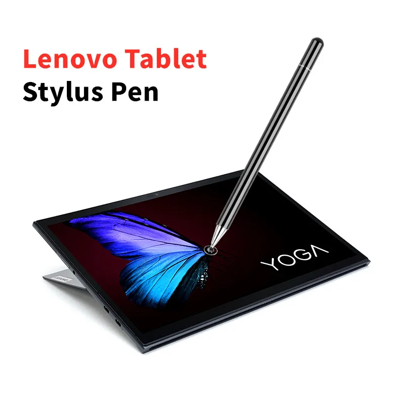 Caneta stylus para desenho com tela capacitiva, acessório para lenovo smart tab m10 plus m8 e10 yoga tab 5 3