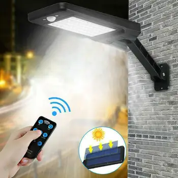 

60W Solar Power LED Light Radar PIR Motion Sensor Lights for Wall Garden Street Lamp