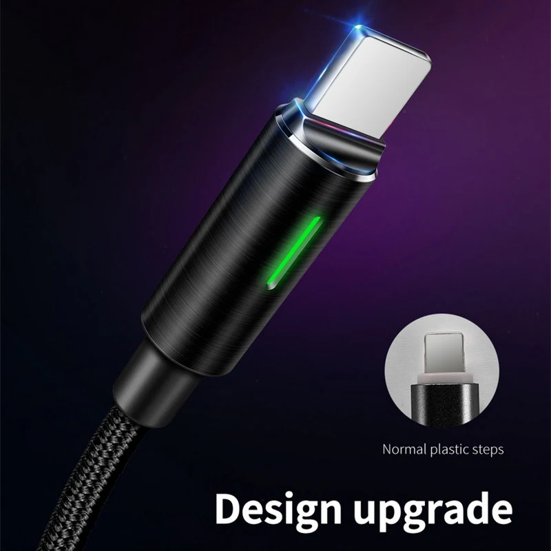 MCDODO с автоматическим отключением USB кабель для зарядки быстрая зарядка мобильный