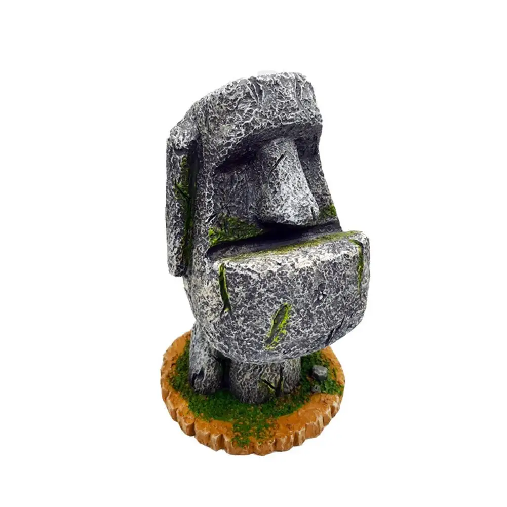 

Easter Island Moai Pen Storage Holder Pen Pencil Desktop Holder Creative table Decoration Office Supplies Home