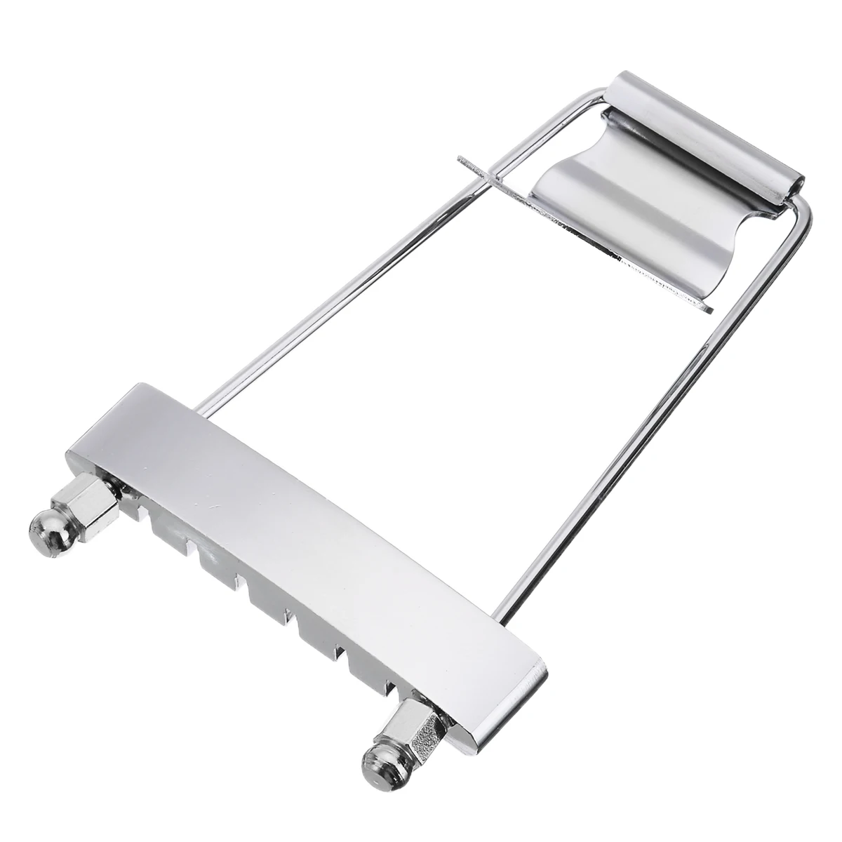 1pcs Steel 6 String Jazz Guitar Bridge Trapeze Tailpiece Open Frame for Archtop Accessories | Спорт и развлечения