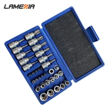 Cheap LAMEZIA 10/34 pcs/set Chromium-vanadium Steel Pressure Sleeve Group SleeveHead Mechanic Automobile Service Tool Accessories Cheap LAMEZIA 10/34 pcs/set Chromium-vanadium Steel Pressure Sleeve Group SleeveHead Mechanic Automobile Service Tool Accessories