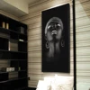 Sexy Black Woman With Silver Jewelry African Art Posters And Prints African Art Canvas Paintings Wall Art Pictures Home Decor ► Photo 3/6