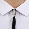Bolo de cuerda de nailon para hombre, corbata informal con Pajarita clásica negra sencilla ► Foto 3/6