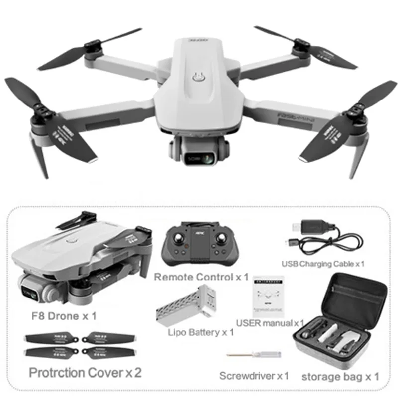 Drone GPS 4D F8 Con Cámara 4K Cm Store Rd