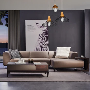 

Cowhide Leather Sofas 3 Seaters In China For Living Room Furniture