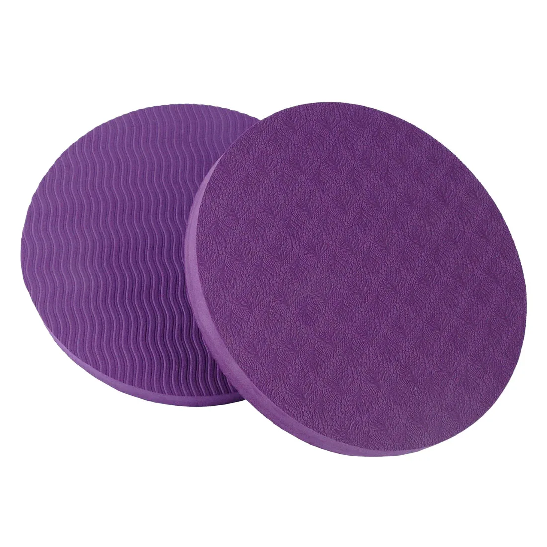 Purple Коврик для йоги, коврик для тренировки колена, подушка, Круглый пенопласт, коврик для йоги, наколенник для запястья, налокотник для фитнеса, коврик для спортзала, защитный коврик для диска - Цвет: Purple