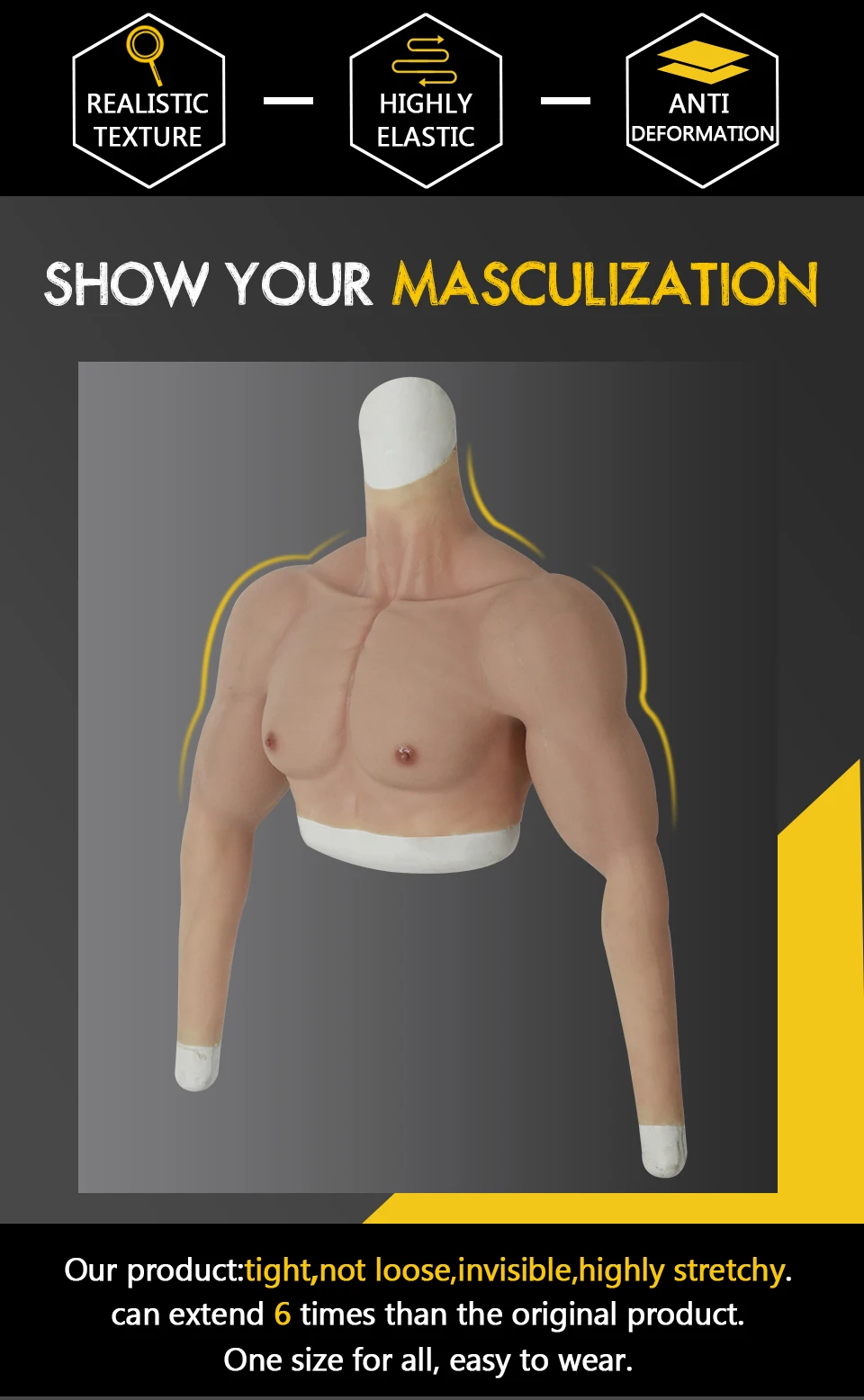 シリコンナチュラル偽腹筋 | www.downtownissaquah.com