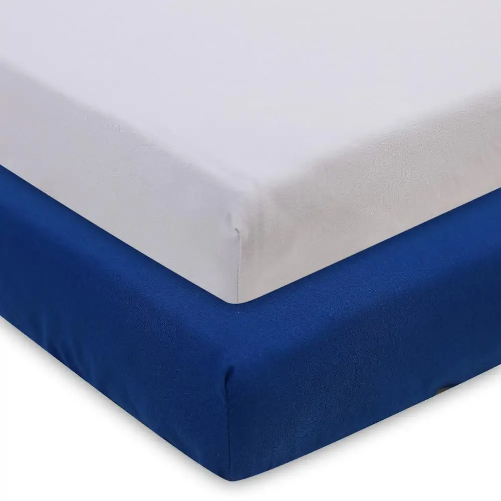 

Baby Fitted Crib Sheet 130*70cm , 100% Polyester Solid Color, Crib Sheet for Standard Crib and Toddler Mattresses