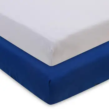 

Baby Fitted Crib Sheet 130*70cm , 100% Polyester Solid Color, Crib Sheet for Standard Crib and Toddler Mattresses