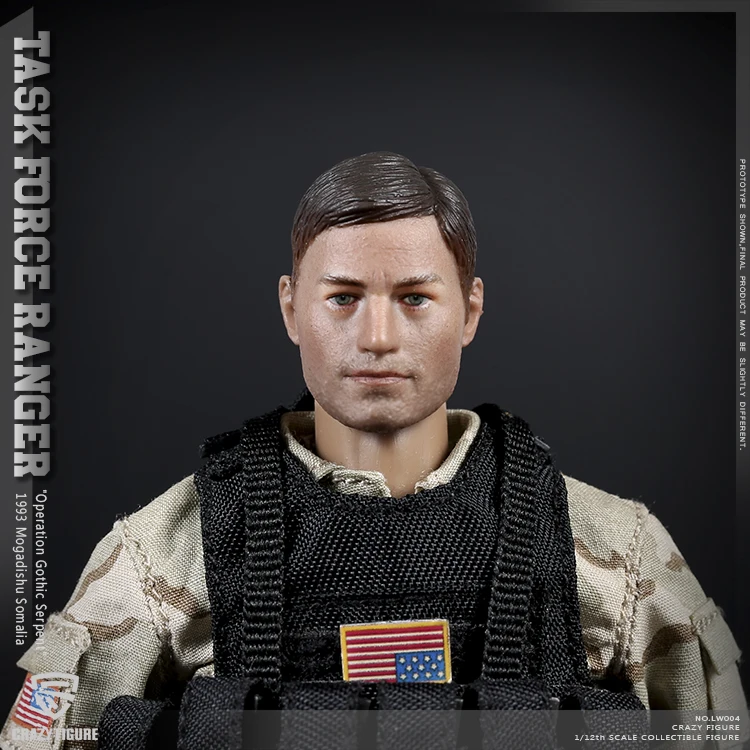 CrazyFigure LW004 US Delta Force Precision Sagittarius-Rangers Somalia 1/12 фигурка