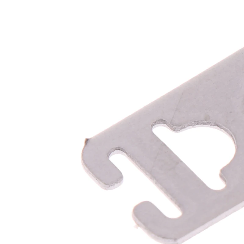 20Pcs/lot 0.7mm Metal No Tie Flat Shoelaces Buckle Shoe Decorations Lazy Shoelaces Buckle Shoe Decorations