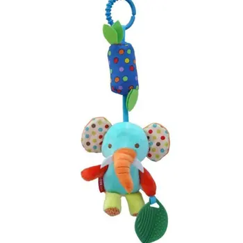 

Baby Kids Rattles Toys Stroller Pram Crib Hanging Soft Plush Toys Animal Clip Baby Crib Bed Hanging Bells Toys