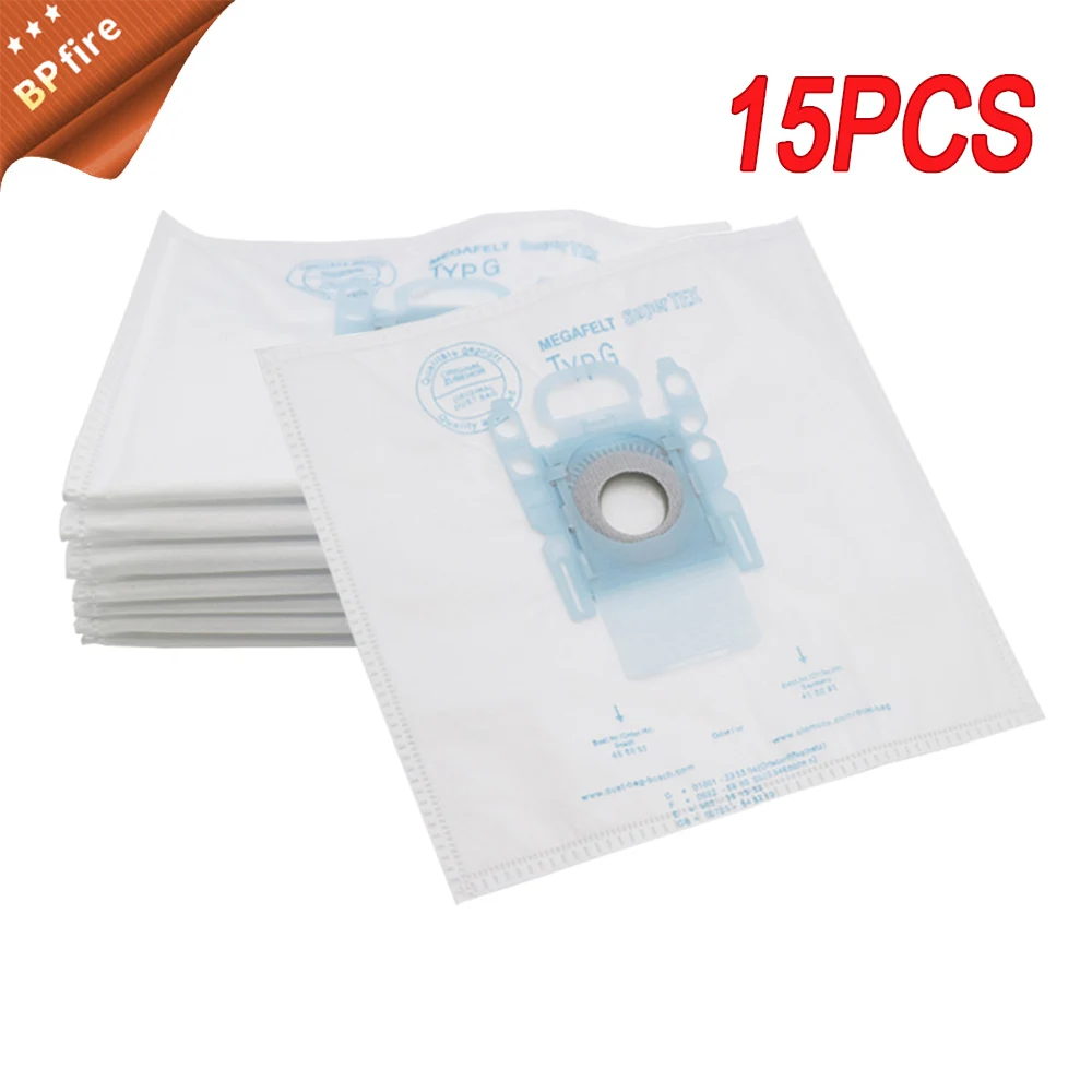 Пылесос G 15 шт./лот Тип G ткань мешки для пыли Тип G для Bosch Siemens BSGL3126GB BSG6 BSG7 GL30 Pro Energy для пылесоса