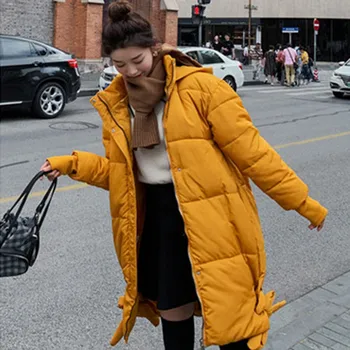 

casual women down jacket Women's Winter Long Sleeve Stand Zipper Pocket Button Hooded Down Jacket Tops2019#4