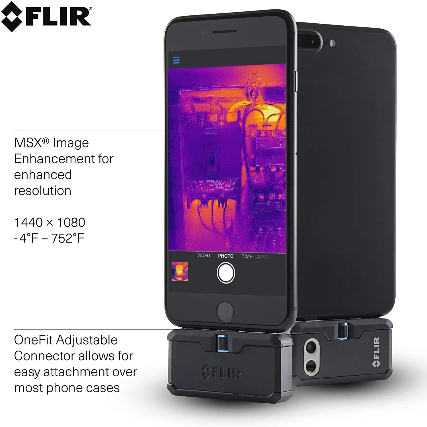 Тепловизор FLIR ONE Pro мобильный телефон тепловизионная камера для Android Micro USB iPhone