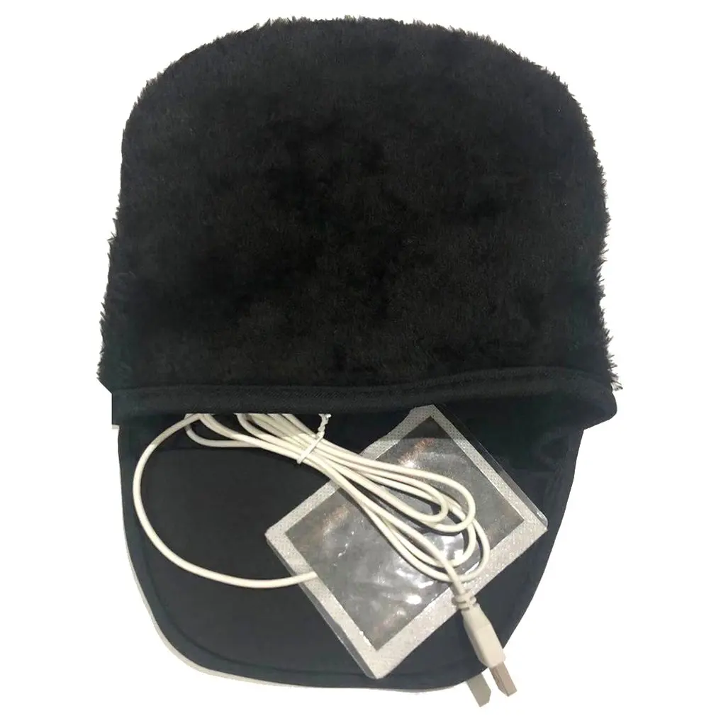 Черный Usb Силиконовая грелка для рук коврик для мыши креативный мультяшный грелка с браслетом утолщение грелка для рук коврик для мыши - Цвет: Черный