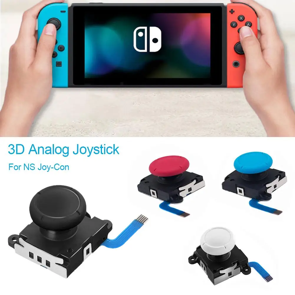 2PCS/set 3D Replacement Joystick Analog Thumb Stick Component for Switch Joy-Con Controller