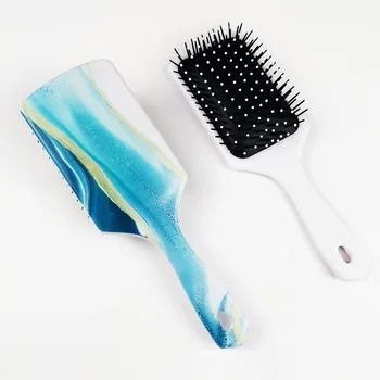 

New Marble Hair Massage Comb Professional Anti-static Women Hair Brush Paddle Scalp Massage Combs Women Hair Care Styling Tools