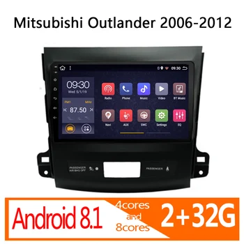 

car radio 2G+32G android for Mitsubishi Outlander 2006 2007 2008 2009 2010 2011 2012 autoradio coche audio auto stereo navigator