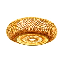 

Rattan Hanging Light Pendant Lighting Dining Room Lamp for Kitchen Living Room Chandelier with Remote Control Lamp Free Shipping